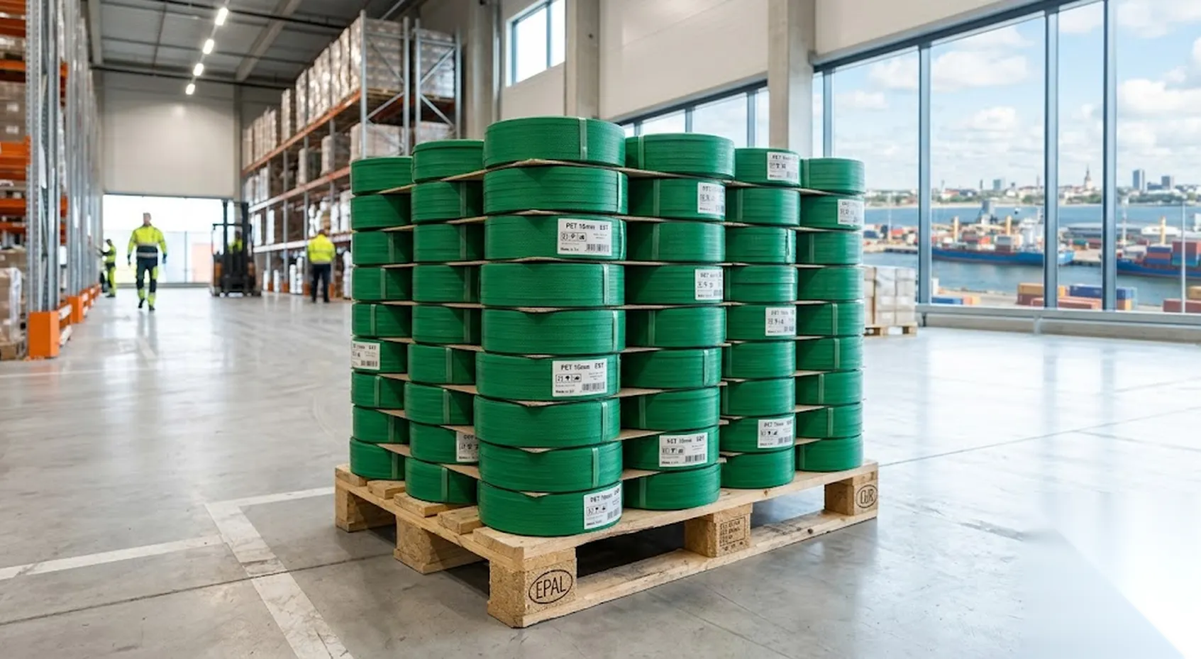 PET Strapping Band Exporter Estonia — Greenstrix Industrial Packaging